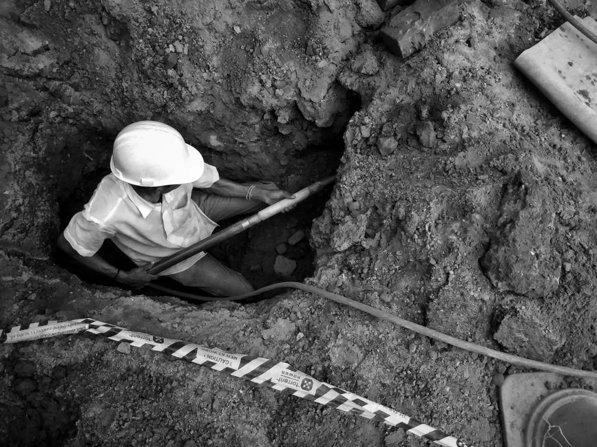 Sewer Line Snaking Process